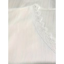 Plus Size Lace Stitching Solid Blouse, Elegant V Neck Long Sleeve Blouse For Spring, Women's Plus Size&nbsp;Clothing